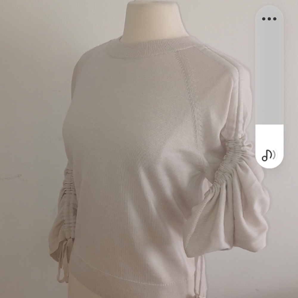 NWOT AllSaints "Eros Jumper - cream/pink" - Picture 3 of 10